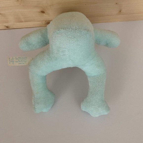 VINTAGE Bantam Collection Terry Cloth MY FIRST FROG Plush Rattle Baby Toy - Picture 8 of 10